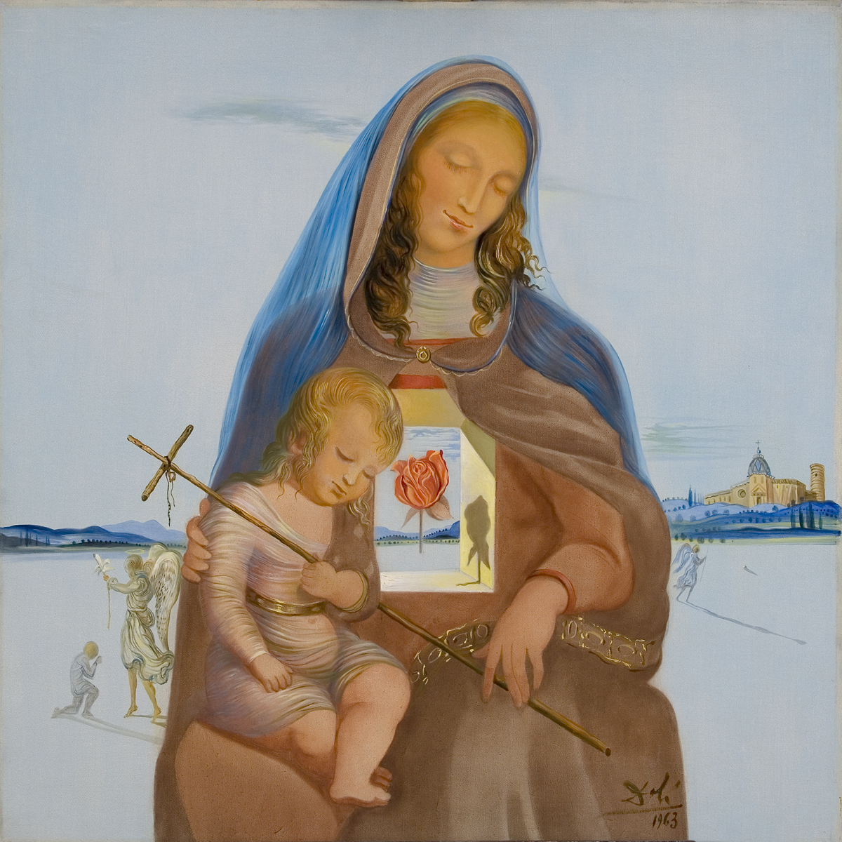 Madonna con rosa mística