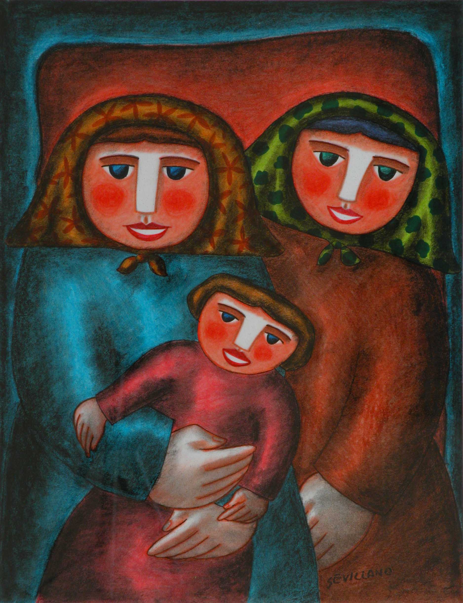 Mujeres con niño